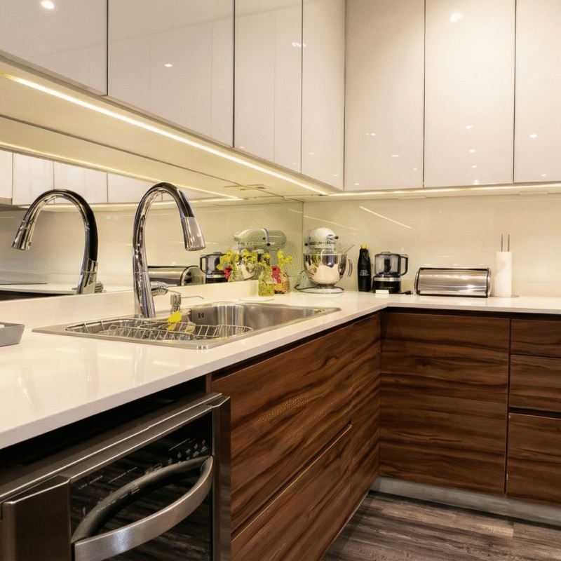 Teka y Laca Brillante Blanca